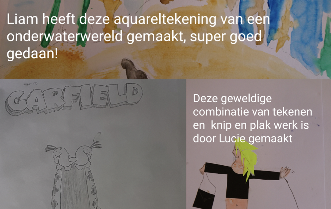 Kunstacademie groep 1: Isaac, Liam, Lucie